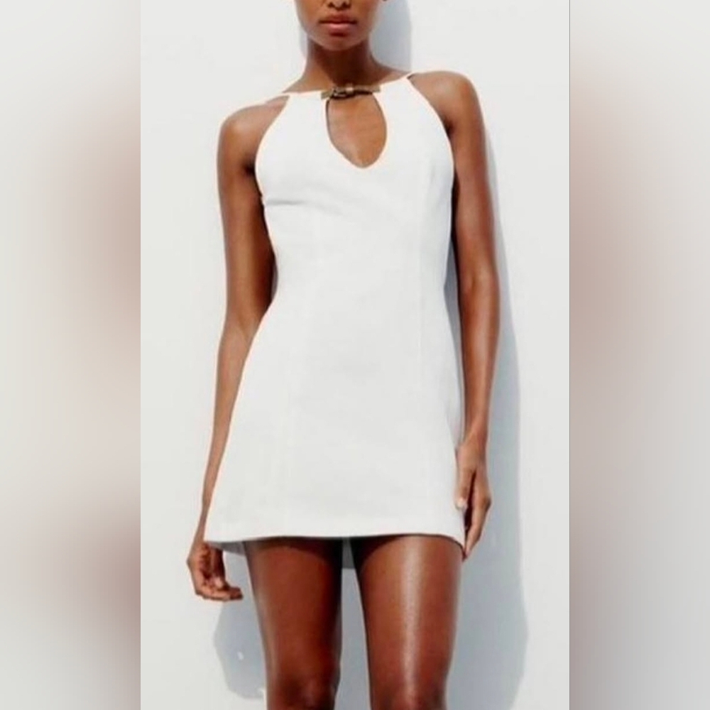Zara White Mini Dress